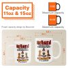 Custom Dog Lover Mug - Retirement-Themed Personalized Cup Featuring Pets and Owner, Funny Gift for Dog Moms & Dads