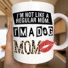 Custom Dog Mom Ceramic Mug - Personalized Two-Tone Cup for Dog Lovers