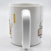 Custom Engineer Theme Coffee Mug With Construction Helmet, Safety Vest, and Tools - Personalized Custom Coffee Mug - GRAD270_MG