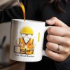 Custom Engineer Theme Coffee Mug With Construction Helmet, Safety Vest, and Tools - Personalized Custom Coffee Mug - GRAD270_MG