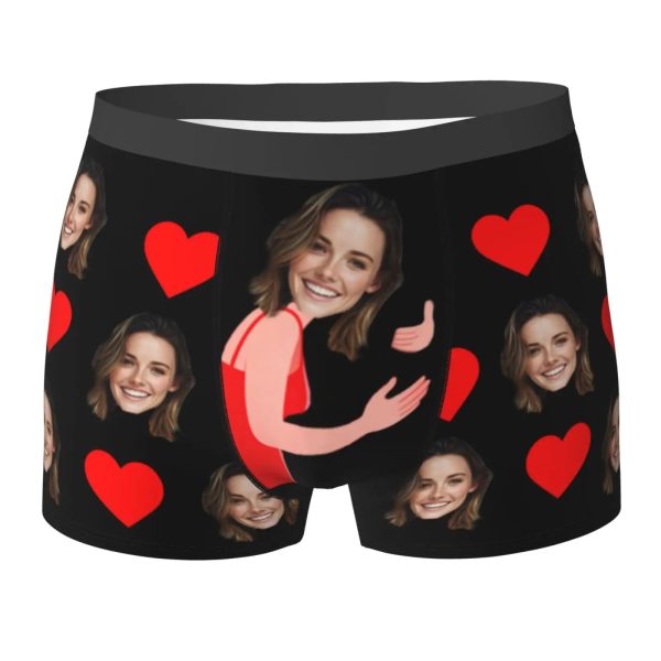 Custom Face Photo Boxer Briefs for Men