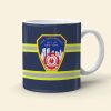 Custom Fire Department Logo Mug - Personalized Firefighter Mug