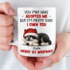 Custom First Christmas Mug - Personalized Christmas Birthday Gifts For Dog Lovers, Dog Dad And Mom - Merry 1st Woofmas