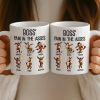 Custom Funny Boss Gift Mug - Personalized Birthday Gifts For Coworker, Work Bestie - Your Daily Dose Of Trouble