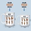 Custom Funny Boss Gift Mug - Personalized Birthday Gifts For Coworker, Work Bestie - Your Daily Dose Of Trouble