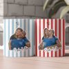 Custom Funny Couple Face - Personalized Photo Mug