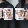 Custom Funny Face Signature Style - Personalized Photo Mug
