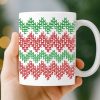 Custom Hidden Message Mug - Christmas Funny Gifts For Best Friends, Family, Coworker, Work Bestie - Fa La La La Leave Me Alone