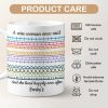 Custom Hidden Message Mug - Personalized Funny Gifts For Best Friends, Family, Coworker, Work Bestie - Slay The Day