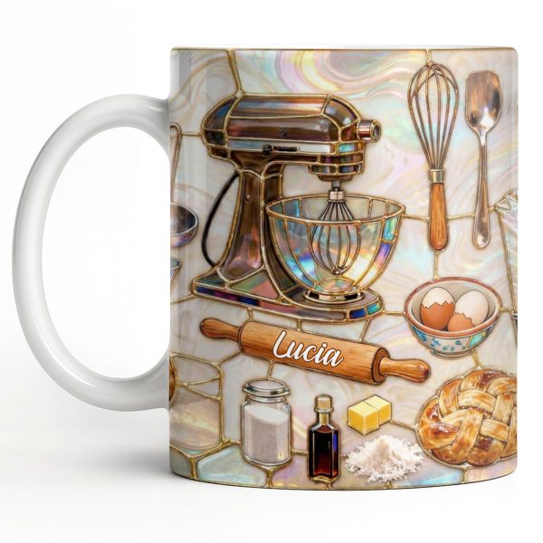 Custom Kitchen Essentials For The Avid Baker - Personalized Custom Coffee Mug - JBS089_MG