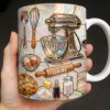 Custom Kitchen Essentials For The Avid Baker - Personalized Custom Coffee Mug - JBS089_MG