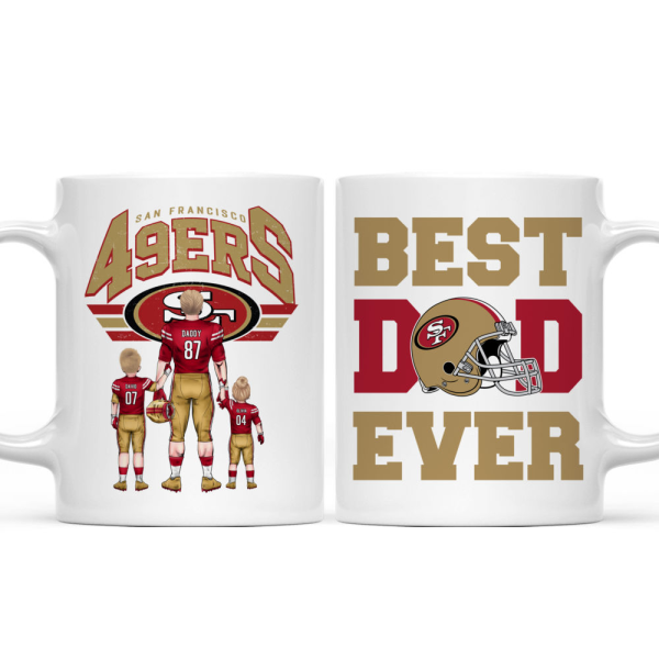 Custom Logo Team Football Family - Personalized Mug - Gifts For American Football Lover | TM12 HN02