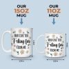 Custom Long Distance Mug - Personalized Best Friend Birthday Gifts For Women, Besties, Sisters, BFF - Far Away Still Close