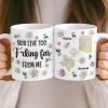 Custom Long Distance Mug - Personalized Best Friend Birthday Gifts For Women, Besties, Sisters, BFF - Far Away Still Close