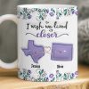 Custom Long Distance Mug - Personalized Best Friend Birthday Gifts For Women, Besties, Sisters, BFF - Hearts Stay Close