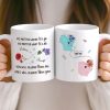 Custom Long Distance Mug - Personalized Best Friend Birthday Gifts For Women, Besties, Sisters, BFF - Hearts Stay Linked
