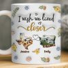 Custom Long Distance Mug - Personalized Best Friend Christmas Birthday Gifts For Women, Besties, Sisters, BFF - Always Better When We Are Together
