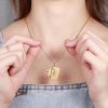 Custom Love Letter Envelope Pendant Necklace