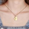 Custom Love Letter Envelope Pendant Necklace