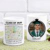Custom Map Photo Graduation Gift Personalized Graduation Senior Coffee Mug 890335