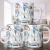 Custom Medical Professional Mug With Stethoscope And Equipment - Personalized Custom Coffee Mug - DOC076_MG