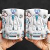 Custom Medical Professional Mug With Stethoscope And Equipment - Personalized Custom Coffee Mug - DOC076_MG