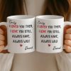 Custom Mug - Personalized Anniversary Christmas Wedding Gifts For Husband And Wife, Him And Her - My Heart Stayed With You