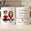 Custom Mug - Personalized Anniversary Christmas Wedding Gifts For Husband And Wife, Him And Her - Our Love, One Sip At A Time