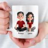 Custom Mug - Personalized Anniversary Christmas Wedding Gifts For Husband And Wife, Him And Her - Our Love, One Sip At A Time