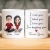 Custom Mug - Personalized Anniversary Christmas Wedding Gifts For Husband And Wife, Him And Her - Our Love, One Sip At A Time