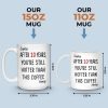Custom Mug - Personalized Anniversary Christmas Wedding Gifts For Husband And Wife, Him And Her - Still Hotter Than My Coffee