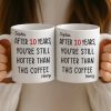 Custom Mug - Personalized Anniversary Christmas Wedding Gifts For Husband And Wife, Him And Her - Still Hotter Than My Coffee