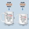 Custom Mug - Personalized Anniversary Christmas Wedding Gifts For Husband And Wife, Him And Her - Wife Life Chose Me