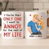 Custom Mug - Personalized Anniversary Wedding Gifts For Husband And Wife, Him And Her - Annoying You For Life