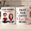 Custom Mug - Personalized Anniversary Wedding Gifts For Husband And Wife, Him And Her - Better Together Since Day One