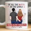Custom Mug - Personalized Anniversary Wedding Gifts For Husband And Wife, Him And Her - Choosing Us Feels Right