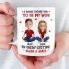 Custom Mug - Personalized Anniversary Wedding Gifts For Husband And Wife, Him And Her - Choosing You Never Gets Old