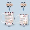 Custom Mug - Personalized Anniversary Wedding Gifts For Husband And Wife, Him And Her - Growing Old Side By Side