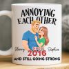 Custom Mug - Personalized Anniversary Wedding Gifts For Husband And Wife, Him And Her - Happily Ever After