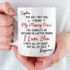 Custom Mug - Personalized Anniversary Wedding Gifts For Husband And Wife, Him And Her - Hearts Chosen Forever