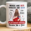 Custom Mug - Personalized Anniversary Wedding Gifts For Husband And Wife, Him And Her - Home Is Your Arms