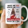 Custom Mug - Personalized Anniversary Wedding Gifts For Husband And Wife, Him And Her - Home Is Your Arms