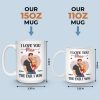 Custom Mug - Personalized Anniversary Wedding Gifts For Husband And Wife, Him And Her - I Won Your Heart