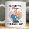Custom Mug - Personalized Anniversary Wedding Gifts For Husband And Wife, Him And Her - I Won Your Heart