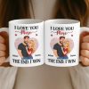Custom Mug - Personalized Anniversary Wedding Gifts For Husband And Wife, Him And Her - I Won Your Heart