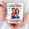 Custom Mug - Personalized Anniversary Wedding Gifts For Husband And Wife, Him And Her - In You I Found My Forever