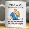 Custom Mug - Personalized Anniversary Wedding Gifts For Husband And Wife, Him And Her - Love Grows Here