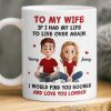 Custom Mug - Personalized Anniversary Wedding Gifts For Husband And Wife, Him And Her - Love You More Every Sunrise