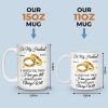 Custom Mug - Personalized Anniversary Wedding Gifts For Husband And Wife, Him And Her - Love You Then, Love You Now