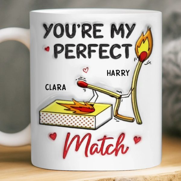 Custom Mug - Personalized Anniversary Wedding Gifts For Husband And Wife, Him And Her - Loving You Feels Effortless
